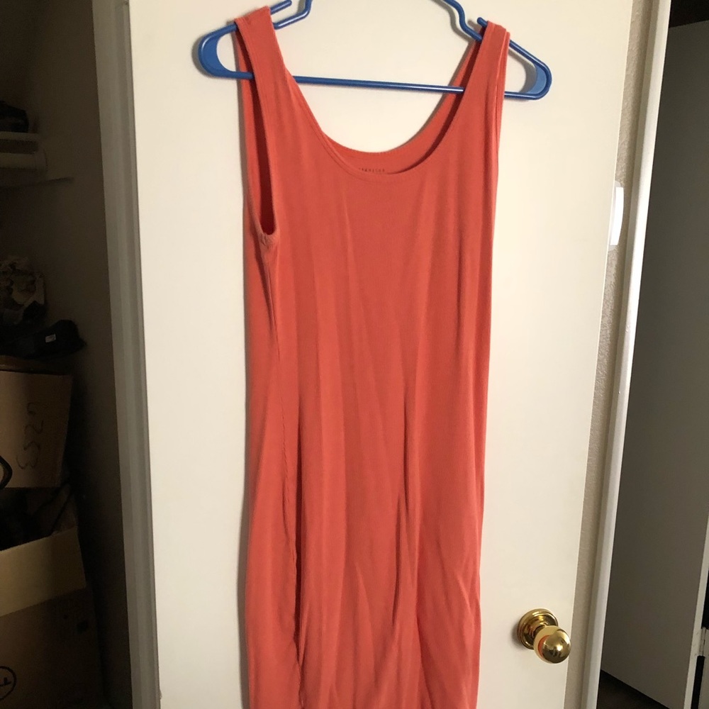 Orange sun dress